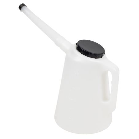 Oil Container with Flexible Spout 3L - Black Lid