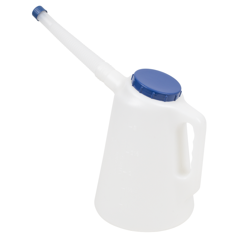 Oil Container with Flexible Spout 3L - Blue Lid