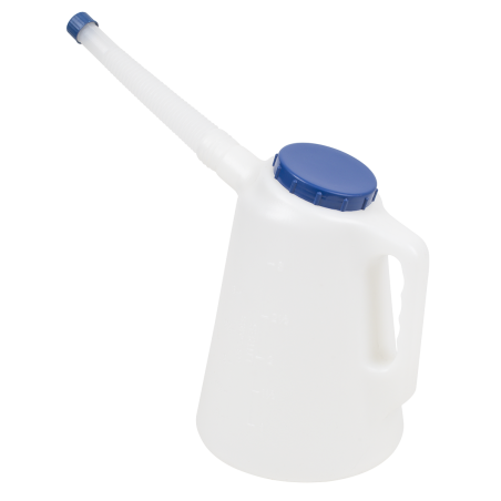 Oil Container with Flexible Spout 3L - Blue Lid