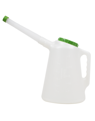 Oil Container with Flexible Spout 3L - Green Lid