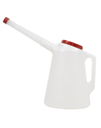 Oil Container with Flexible Spout 3L - Red Lid