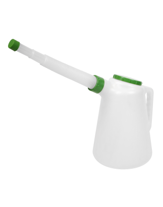 Oil Container with Flexible Spout 5L - Green Lid