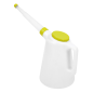 Oil Container with Flexible Spout 5L - Lime Lid