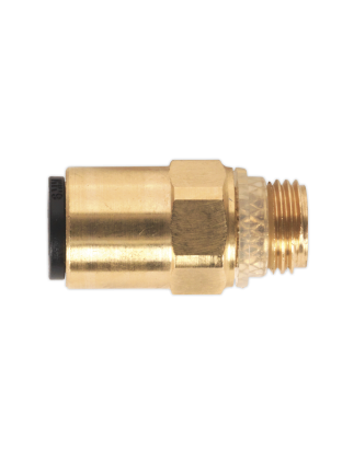 Brass SuperThread Straight Adaptor 6mm x 1/8"BSP Pack of 2 (John Guest Speedfit®)