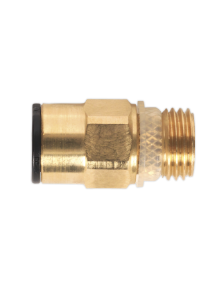 Brass SuperThread Straight Adaptor 8mm x 1/4"BSP Pack of 2 (John Guest Speedfit®)