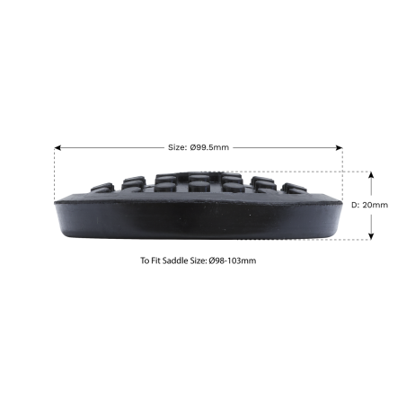 Safety Rubber Jack Pad - Type C