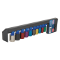 Multi-Coloured Socket Set 10pc 3/8"Sq Drive 6pt WallDrive® Metric