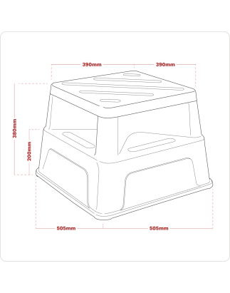 Heavy-Duty Platform Safety Step