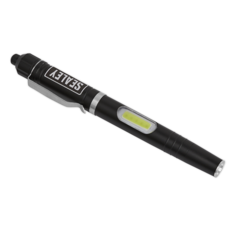 Lampe-stylo en aluminium 3W SMD et LED COB 1W