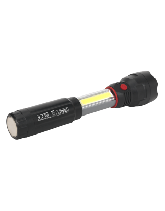 Torch/Inspection Light 3W COB & 3W LED 4 x AAA Cell