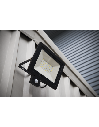 Extra-Slim Floodlight with PIR Sensor 50W SMD LED