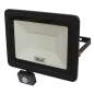 Extra-Slim Floodlight with PIR Sensor 100W SMD LED