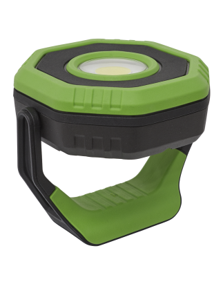 Rechargeable Pocket Floodlight with Magnet 360° 14W COB LED - Green