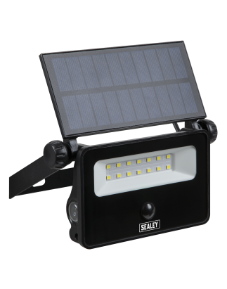 Extra-Slim Solar Floodlight with Wall Bracket 16W SMD LED