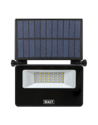 Extra-Slim Solar Floodlight with Wall Bracket 20W SMD LED