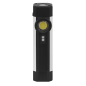 Rechargeable Aluminium Pocket Light with UV 3W COB & 1W SMD LED