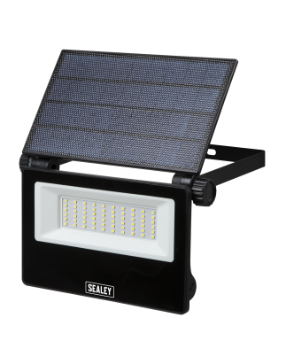 Extra-Slim Solar Floodlight with Wall Bracket 30W SMD LED