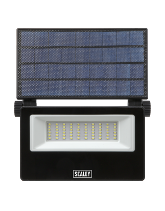 Extra-Slim Solar Floodlight with Wall Bracket 30W SMD LED