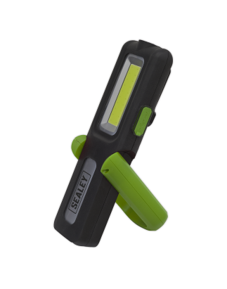 Lampe d'inspection rechargeable 5W COB et 3W SMD LED avec banque d'alimentation - Vert