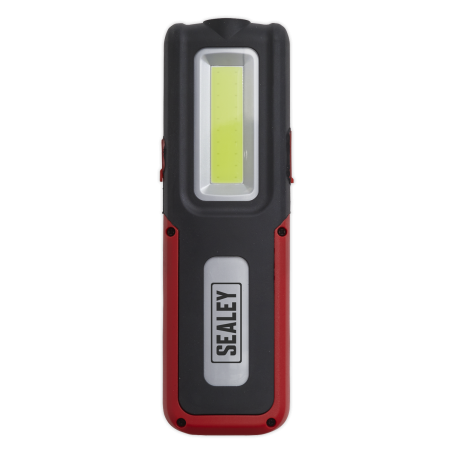 Rechargeable Inspection Light 5W COB & 3W SMD LED with Power Bank - Red