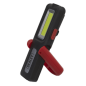 Rechargeable Inspection Light 5W COB & 3W SMD LED with Power Bank - Red