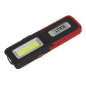 Rechargeable Inspection Light 5W COB & 3W SMD LED with Power Bank - Red