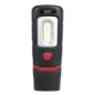 Lampe d'inspection rechargeable 360° 3W COB & 1W SMD LED Noir Lithium-Polymère