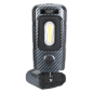 Rechargeable 360° Inspection Light 3W COB & 1W SMD LED Carbon Fibre Effect