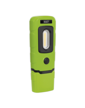 Rechargeable 360° Inspection Light 3W COB & 1W SMD LED Green Lithium-Polymer