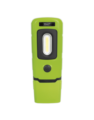 Rechargeable 360° Inspection Light 3W COB & 1W SMD LED Green Lithium-Polymer