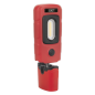 Lampe d'inspection rechargeable 360° 3W COB & 1W SMD LED Rouge Lithium-Polymère