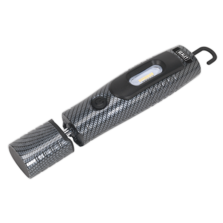 Rechargeable 360° Inspection Light 4W & 3W SMD LED Carbon Fibre Effect Lithium-ion