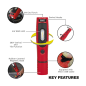 Rechargeable 360° Inspection Light 4W & 3W SMD LED Red Lithium-ion