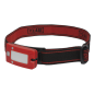 Rechargeable Head Torch 2W COB LED Auto-Sensor Red