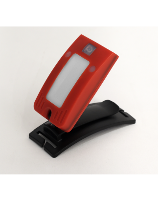 Lampe Frontale Rechargeable 2W COB LED Auto-Capteur Rouge