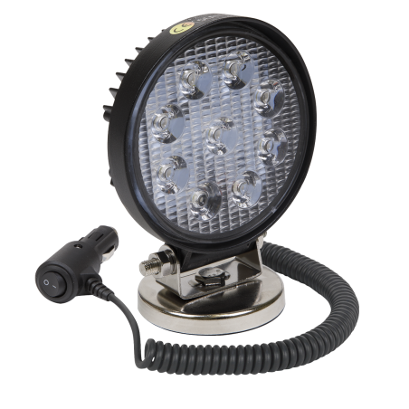 Lampe de travail ronde avec base magnétique LED SMD 27W