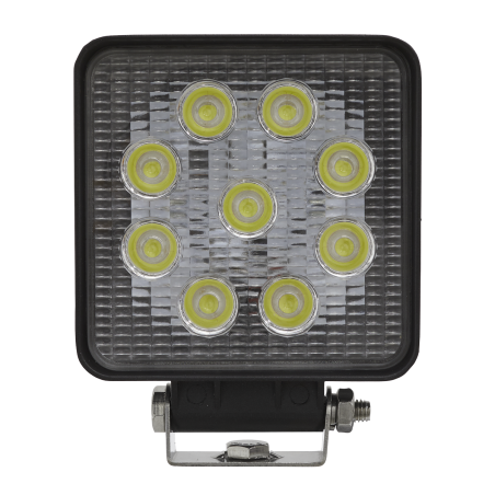 Lampe de travail carrée avec support de montage LED SMD 27 W