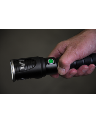 Aluminium Torch 5W SMD LED Adjustable Focus Rechargeable with USB Port