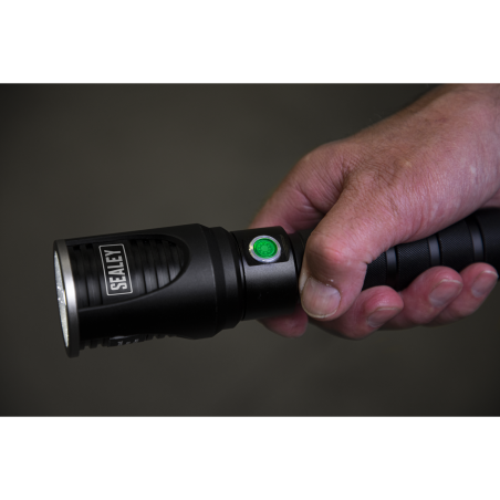 Aluminium Torch 5W SMD LED Adjustable Focus Rechargeable with USB Port