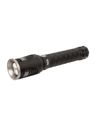 Aluminium Torch 60W COB LED Adjustable Focus Rechargeable with USB Port