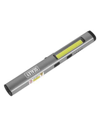 Penlight Torch with UV 5W COB & 3W SMD LED with Laser Pointer Rechargeable