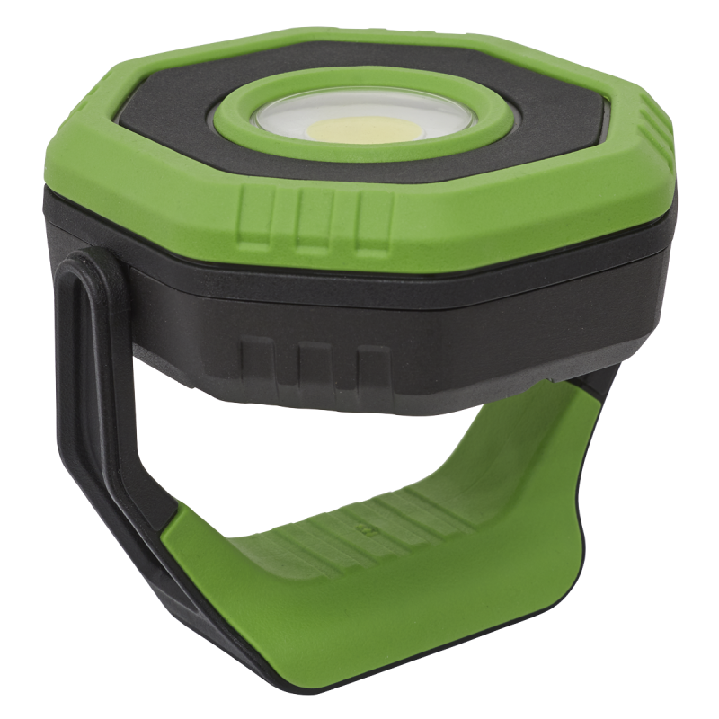 Rechargeable Pocket Floodlight with Magnet 360° 7W COB LED - Green