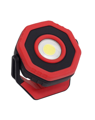 Rechargeable Pocket Floodlight with Magnet 360° 7W COB LED - Red