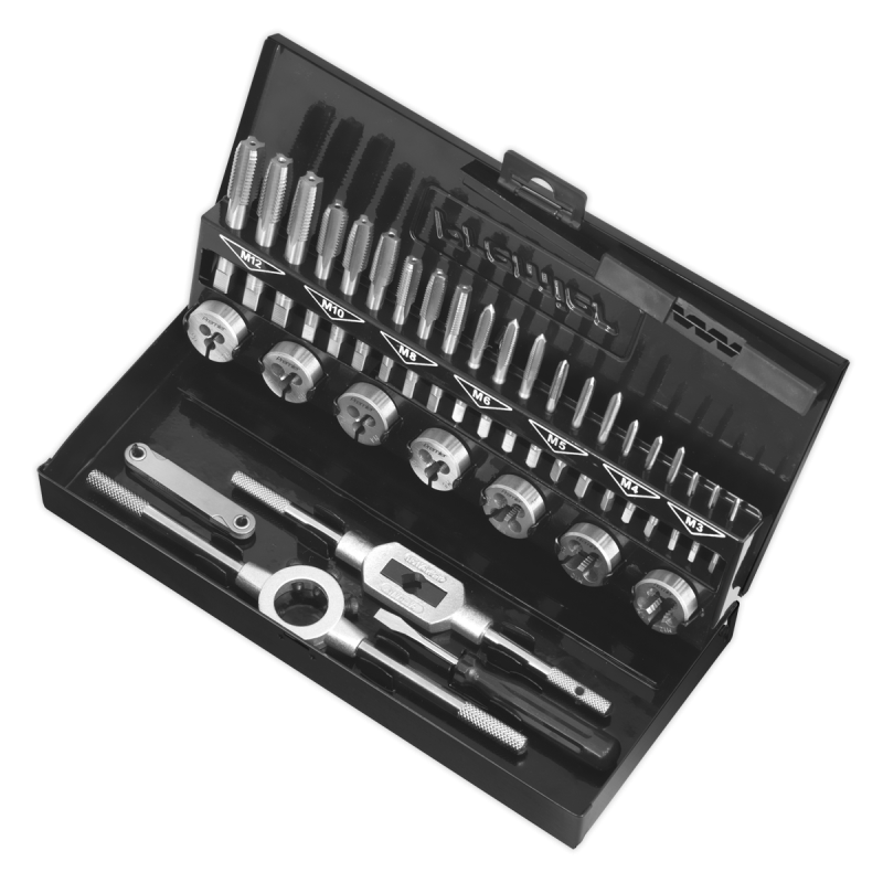 Metric Tap & Die Set Split Dies 32pc - HSS 4341