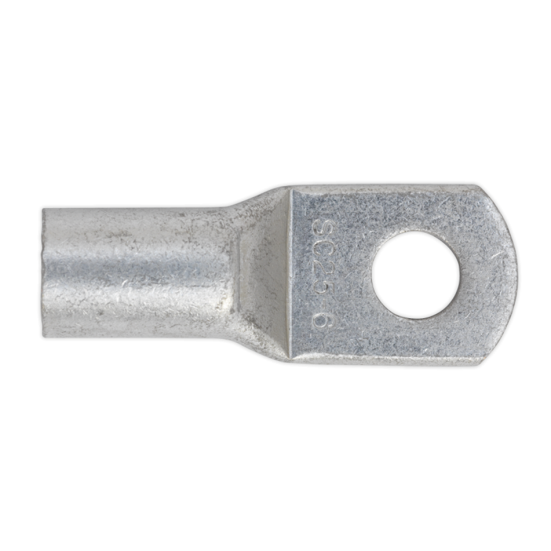 Copper Lug Terminal 25mm² x 6mm Pack of 10