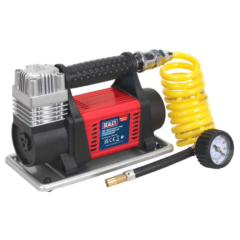 Tyre Inflator/Mini Air Compressor 12V Heavy-Duty