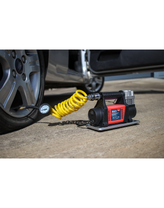 Tyre Inflator/Mini Air Compressor 12V Heavy-Duty