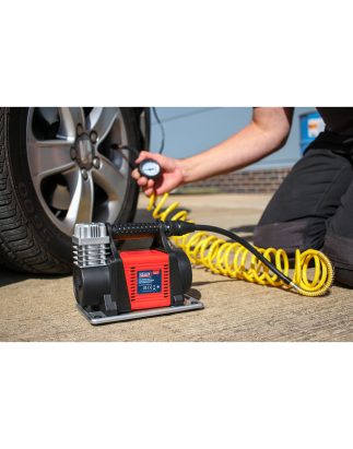 Tyre Inflator/Mini Air Compressor 12V Heavy-Duty