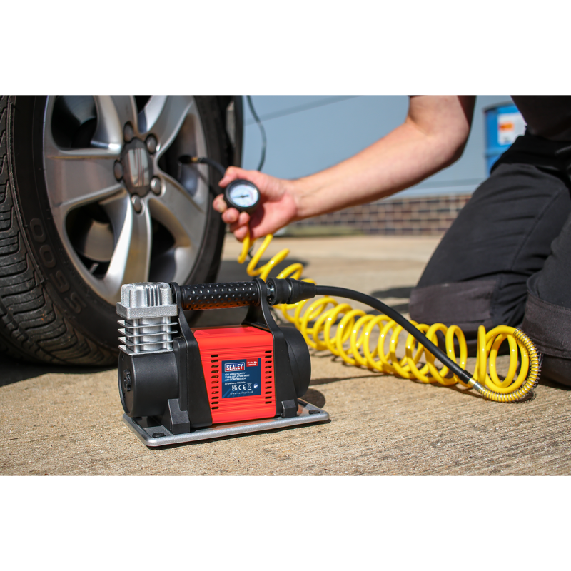 Tyre Inflator/Mini Air Compressor 12V Heavy-Duty