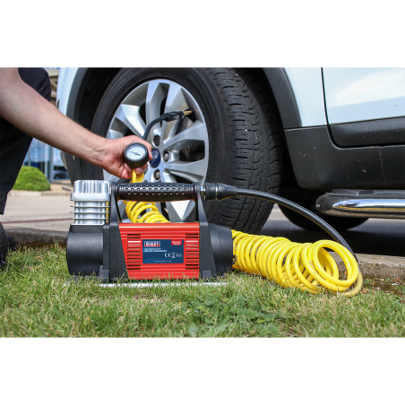 Tyre Inflator/Mini Air Compressor 12V Heavy-Duty